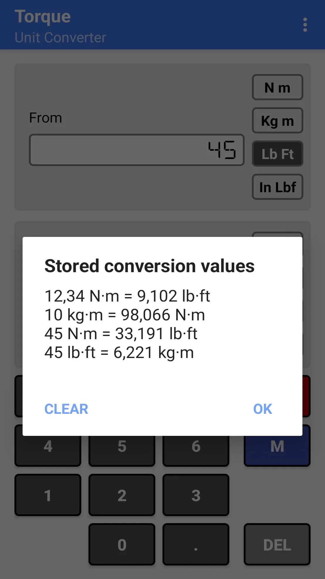 Torque Unit Converter | Indus Appstore | Screenshot