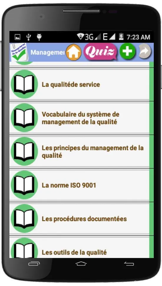 Management de la qualite | Indus Appstore | Screenshot