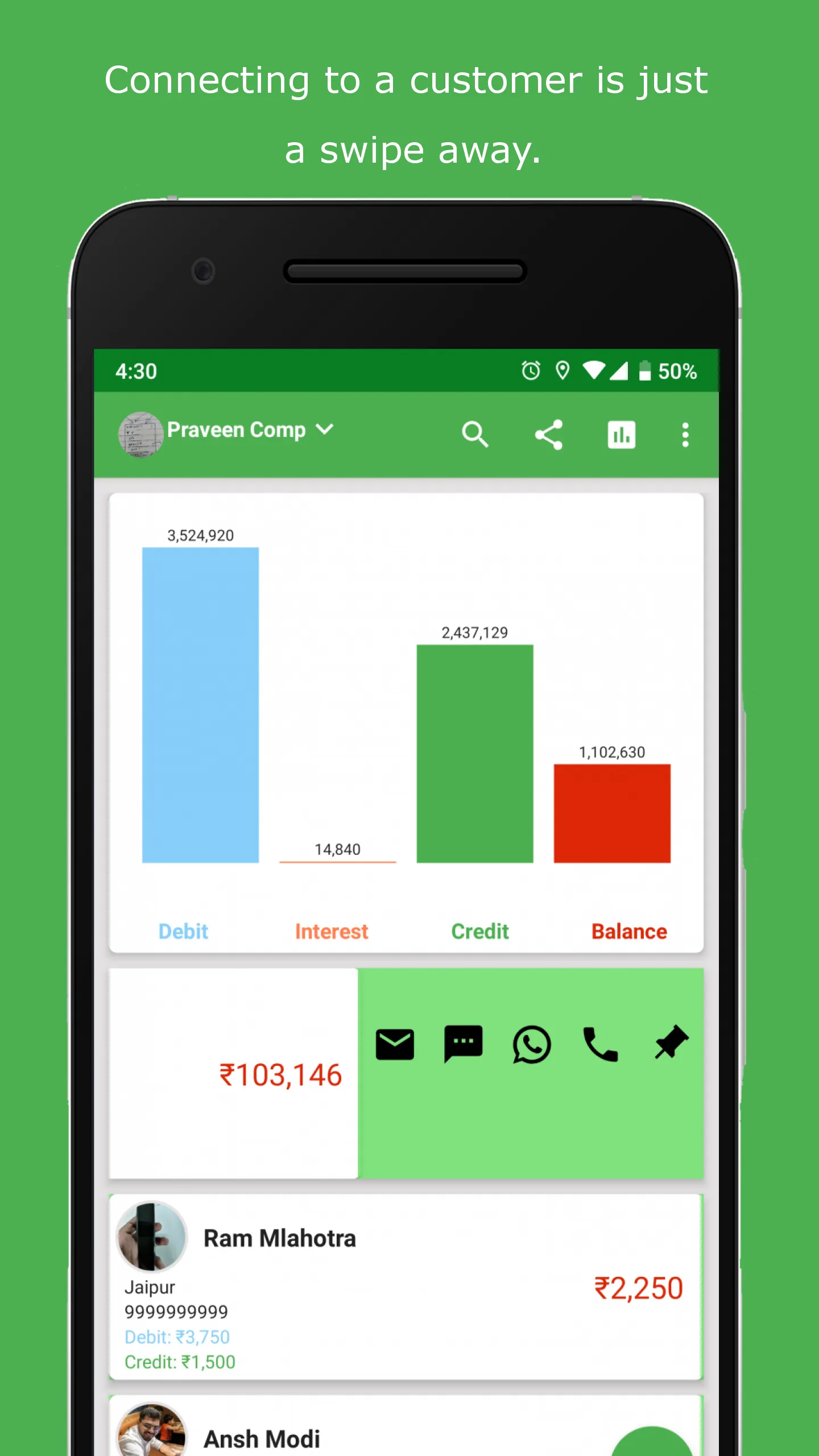 Mobile Ledger: Account/Khata | Indus Appstore | Screenshot