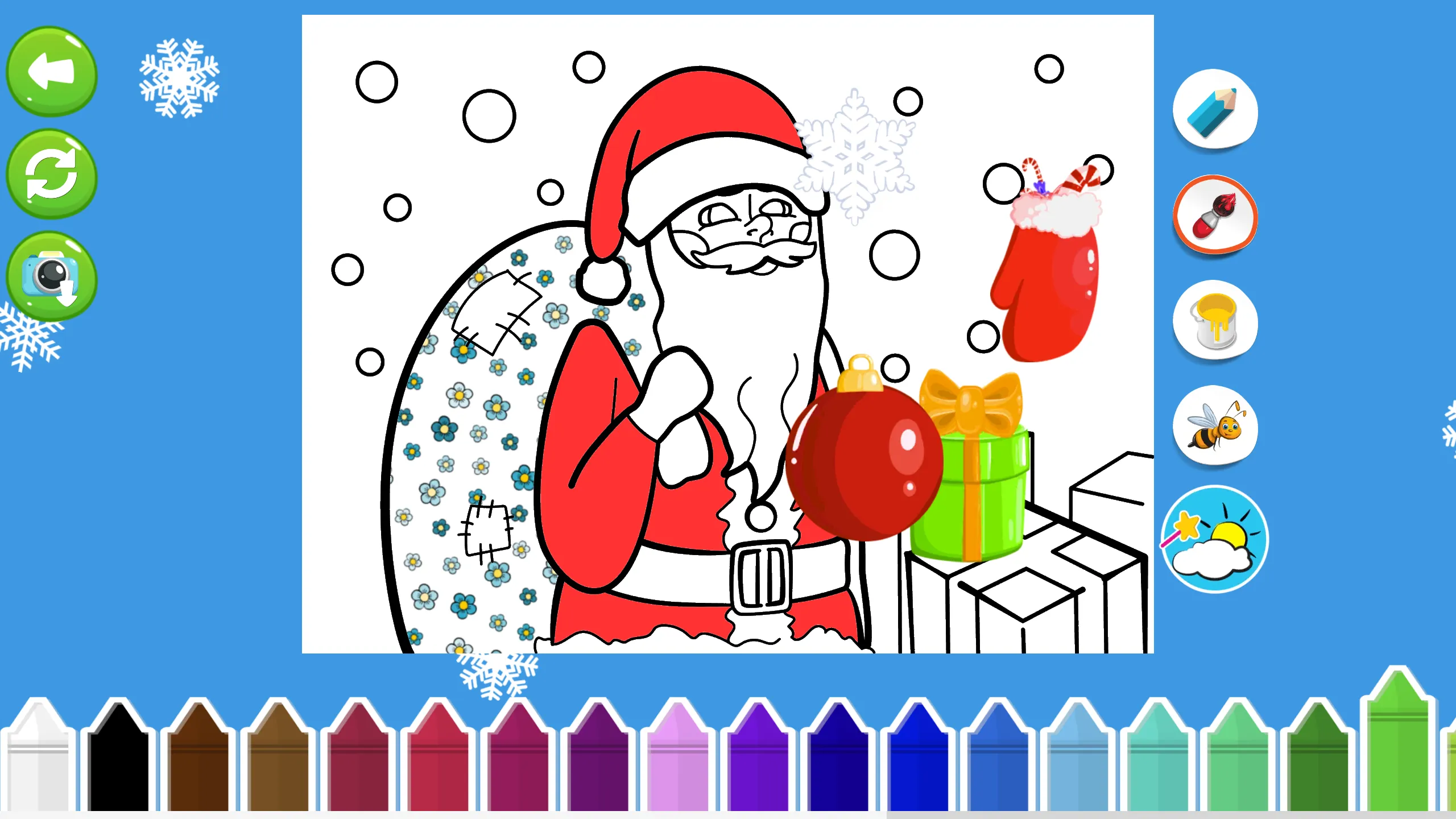 Christmas Coloring Pages | Indus Appstore | Screenshot