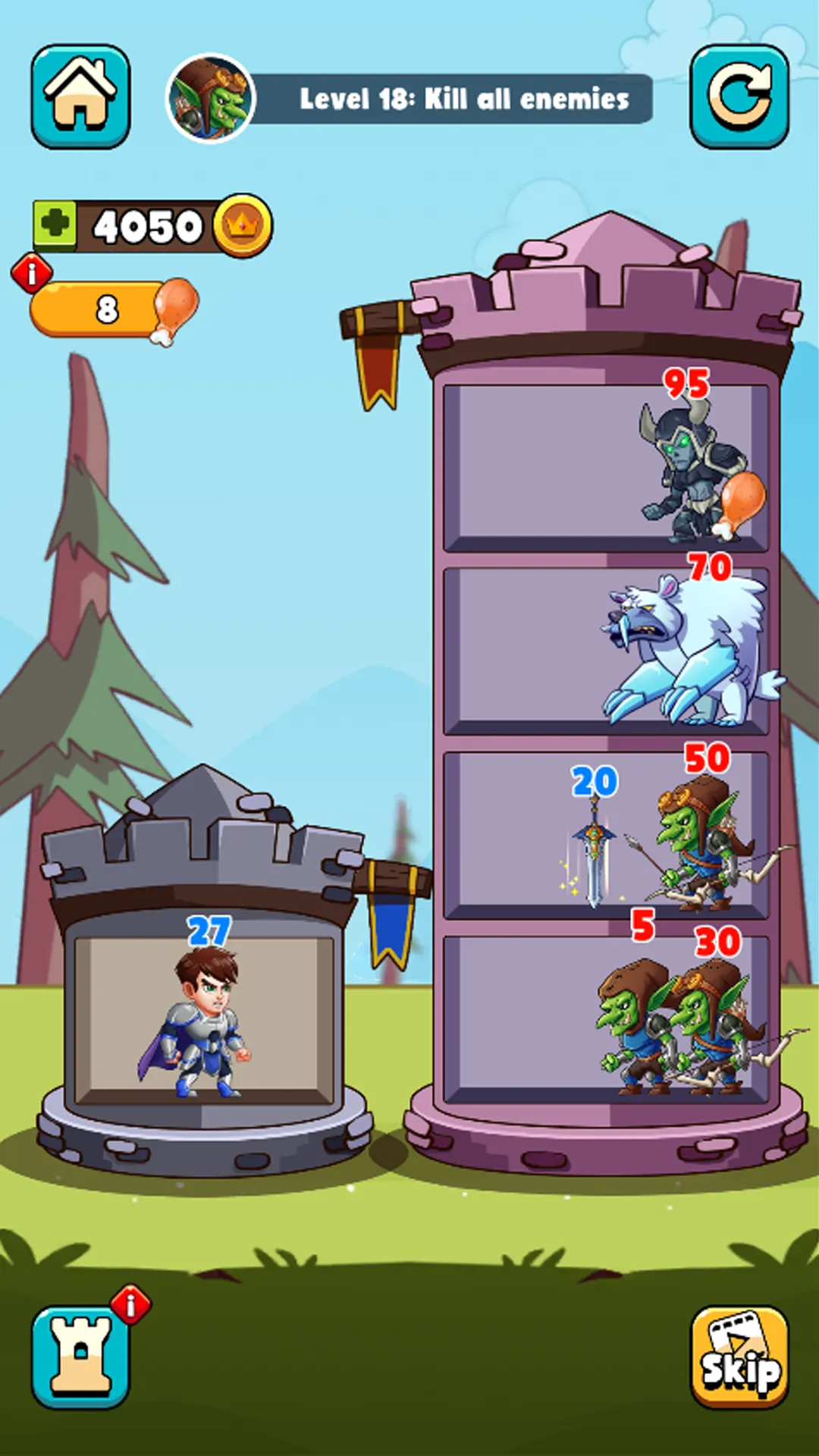 Hero Tower Wars - Merge Puzzle | Indus Appstore | Screenshot