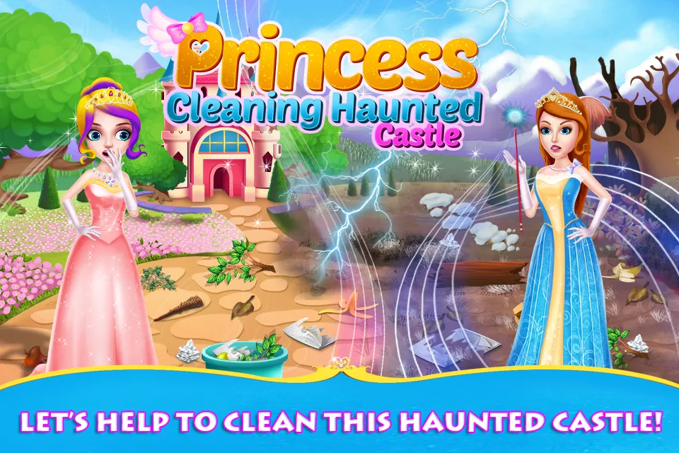 Princess Cleaning Ghost Castle | Indus Appstore | Screenshot