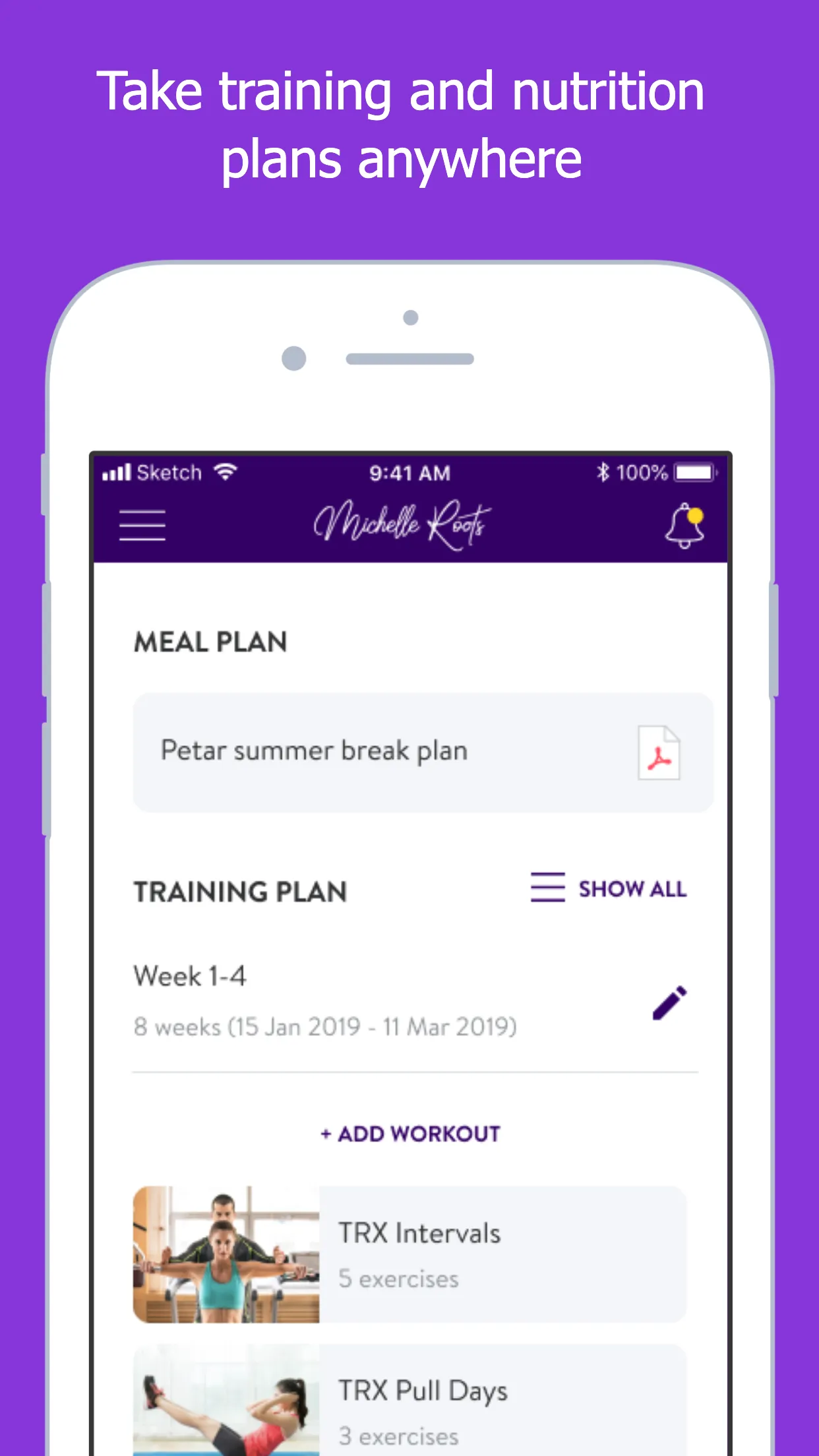 Michelle Roots Fitness App | Indus Appstore | Screenshot