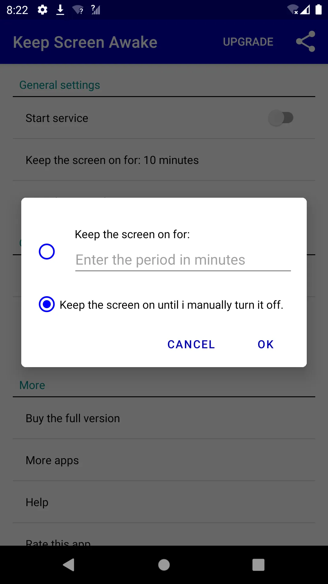 Keep screen turned on | Indus Appstore | Screenshot