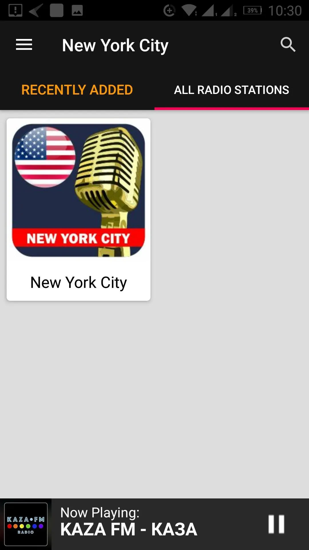 New York City Radio Stations | Indus Appstore | Screenshot