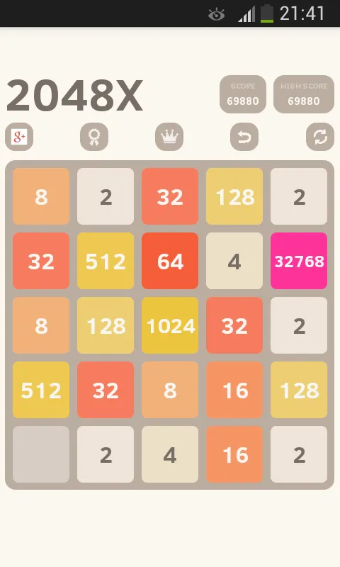 2048 Extreme (5X5) | Indus Appstore | Screenshot