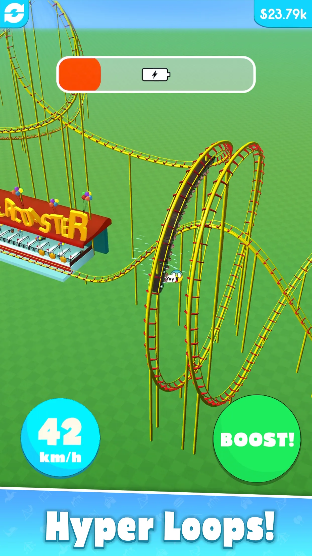 Hyper Roller Coaster | Indus Appstore | Screenshot