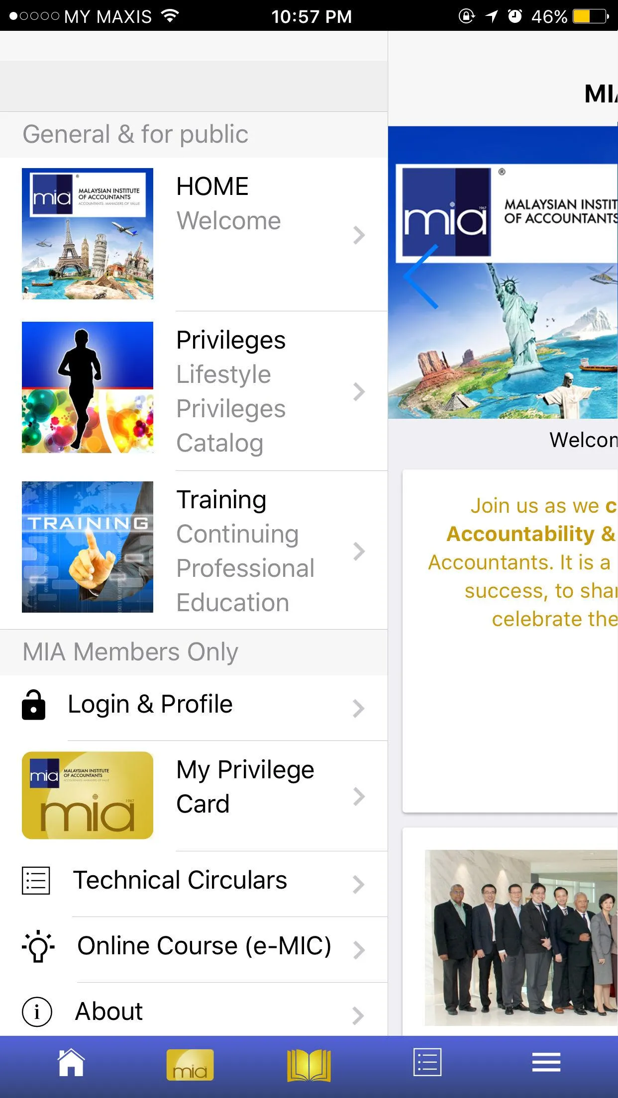 MIA Membership Privileges App | Indus Appstore | Screenshot