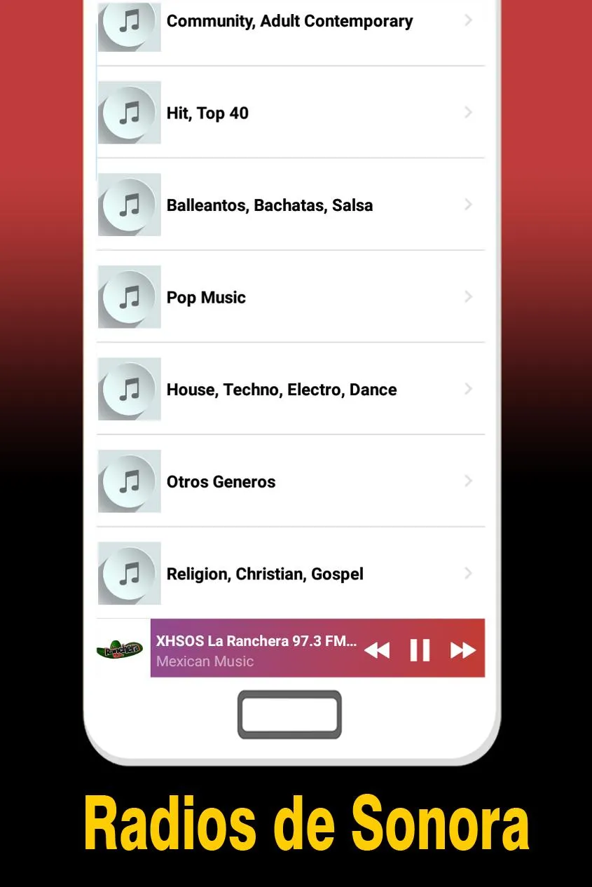 Radios de Sonora | Indus Appstore | Screenshot