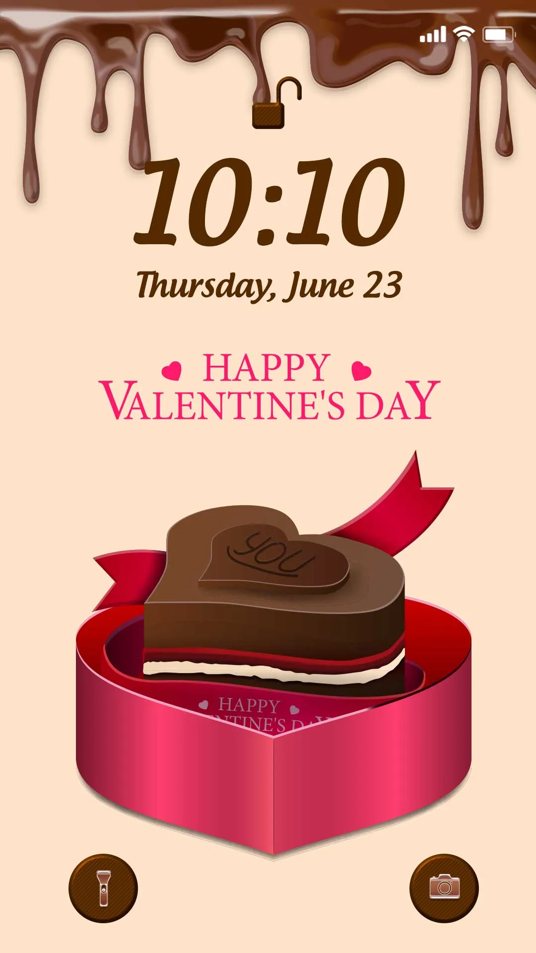 Wow Valentine Chocolate Theme | Indus Appstore | Screenshot