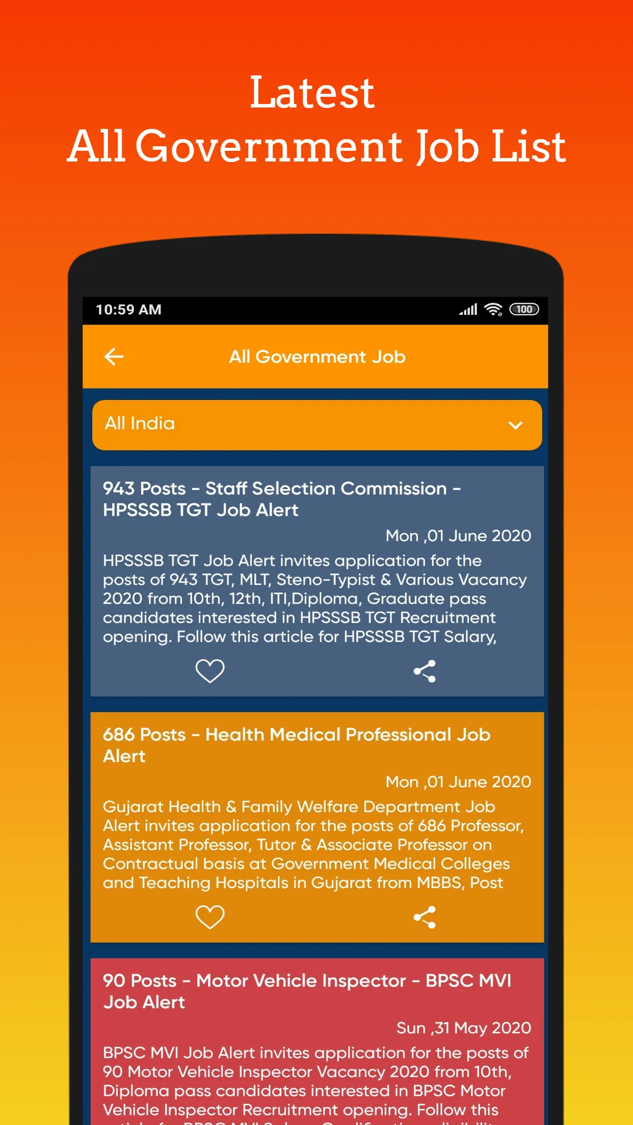 Government job -Sarkari Naukri | Indus Appstore | Screenshot