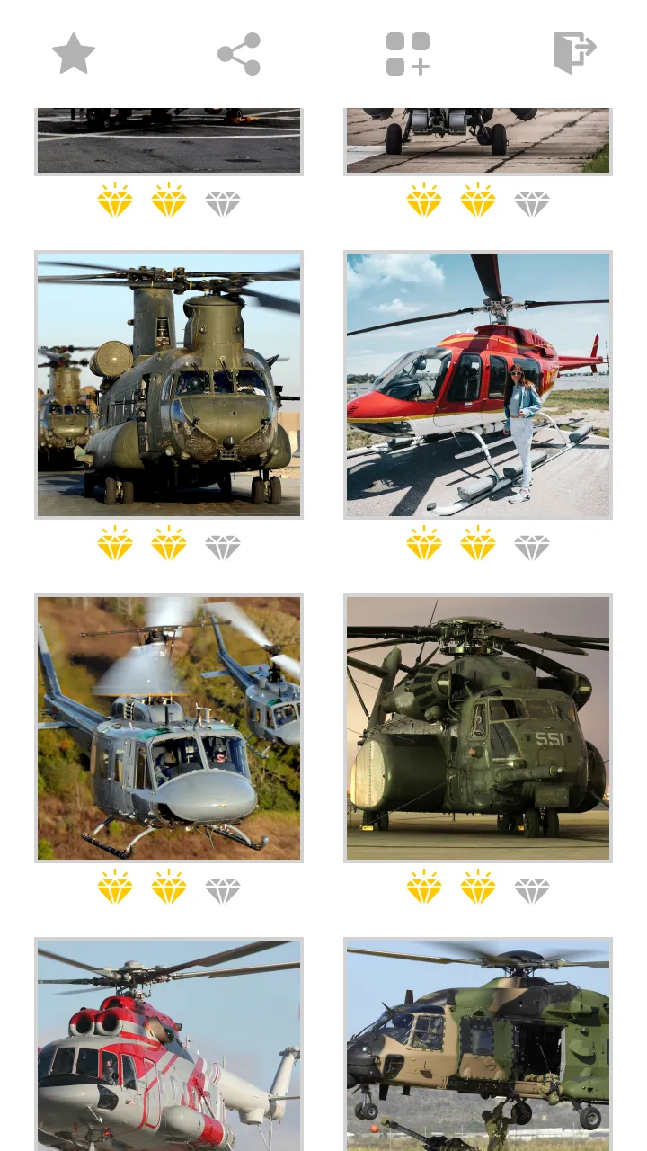 Helicopter Mosaic Puzzles | Indus Appstore | Screenshot