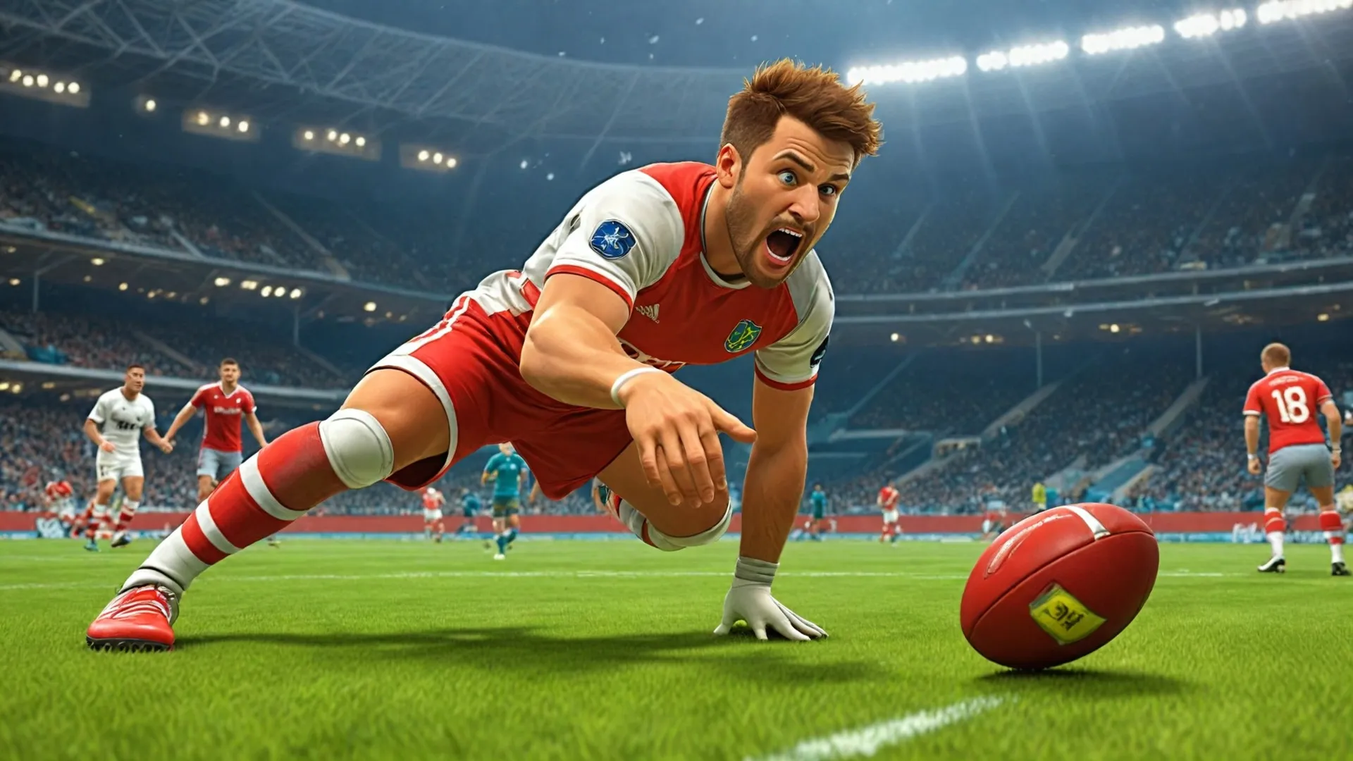 Rugby Tackle Touchdown League | Indus Appstore | Screenshot