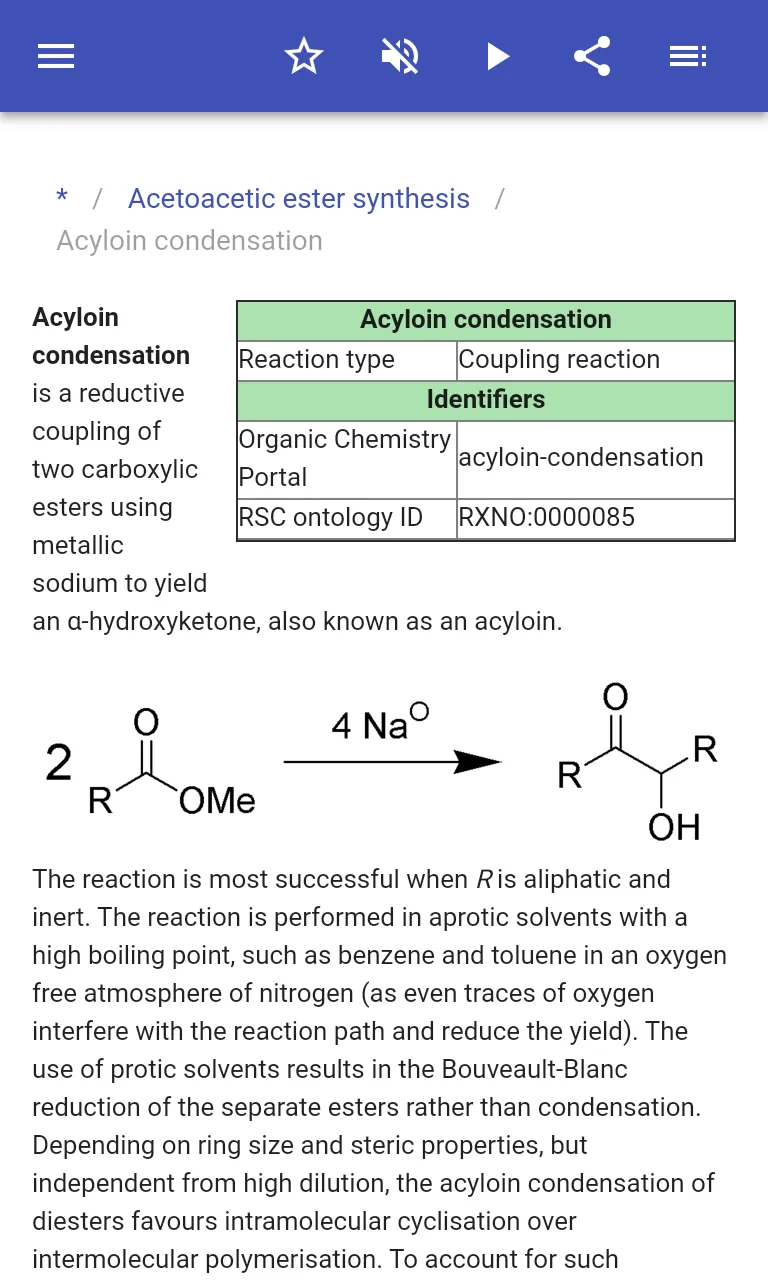 Organic reactions | Indus Appstore | Screenshot