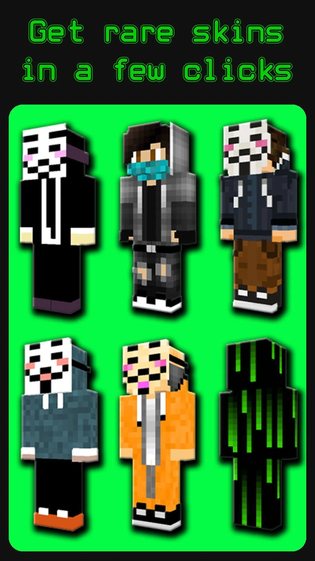 Hacker Skins for Minecraft PE | Indus Appstore | Screenshot