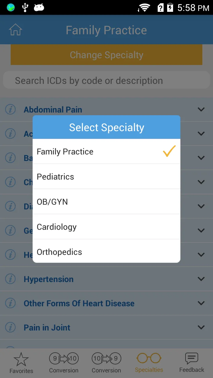 ICD 9-10 | Indus Appstore | Screenshot