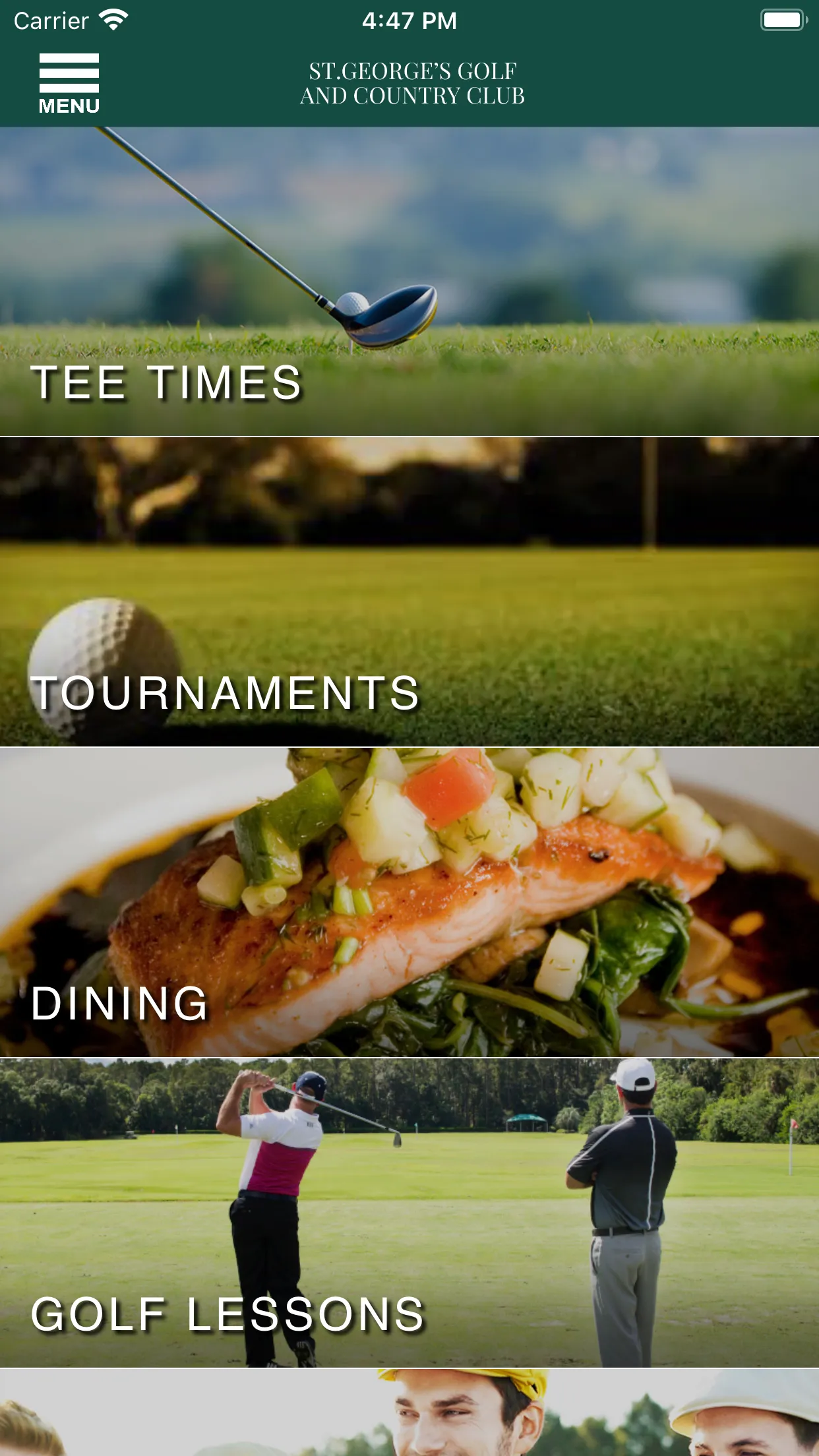 St. Georges Golf | Indus Appstore | Screenshot