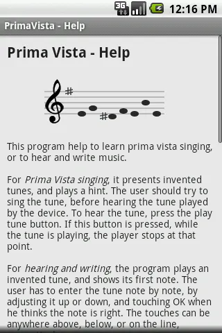 Prima Vista Sight Singing | Indus Appstore | Screenshot