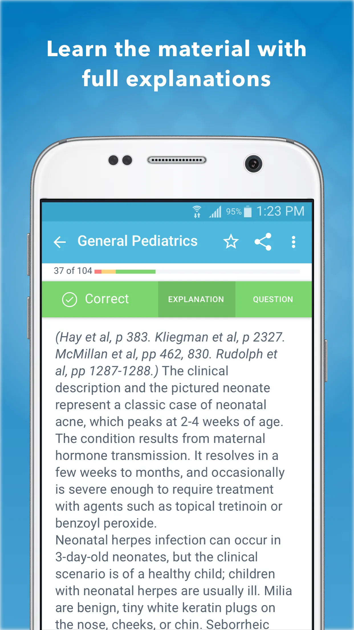 Pediatrics PreTest for USMLE | Indus Appstore | Screenshot