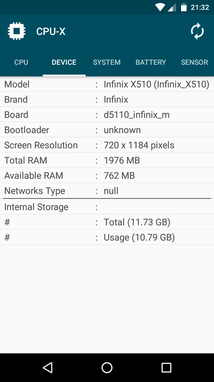 CPU-X | Indus Appstore | Screenshot
