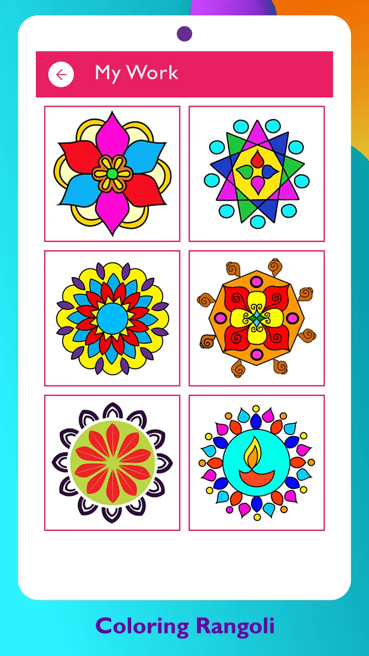 Rangoli Paint & Colors | Indus Appstore | Screenshot