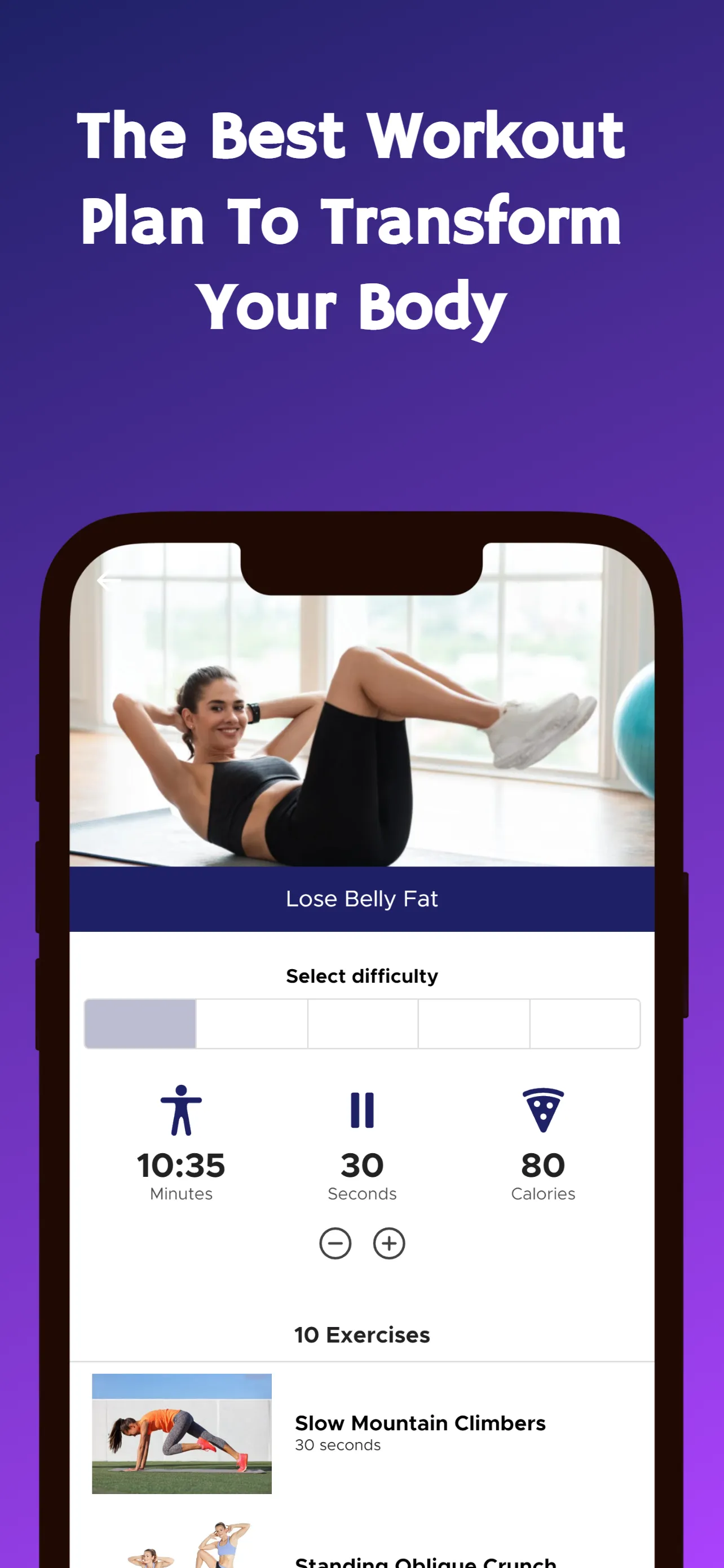 30 Day Ab Challenge | Indus Appstore | Screenshot