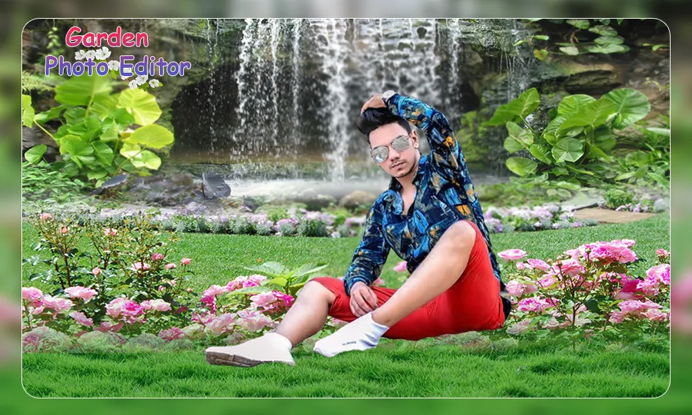 Garden Photo Frame Editor | Indus Appstore | Screenshot