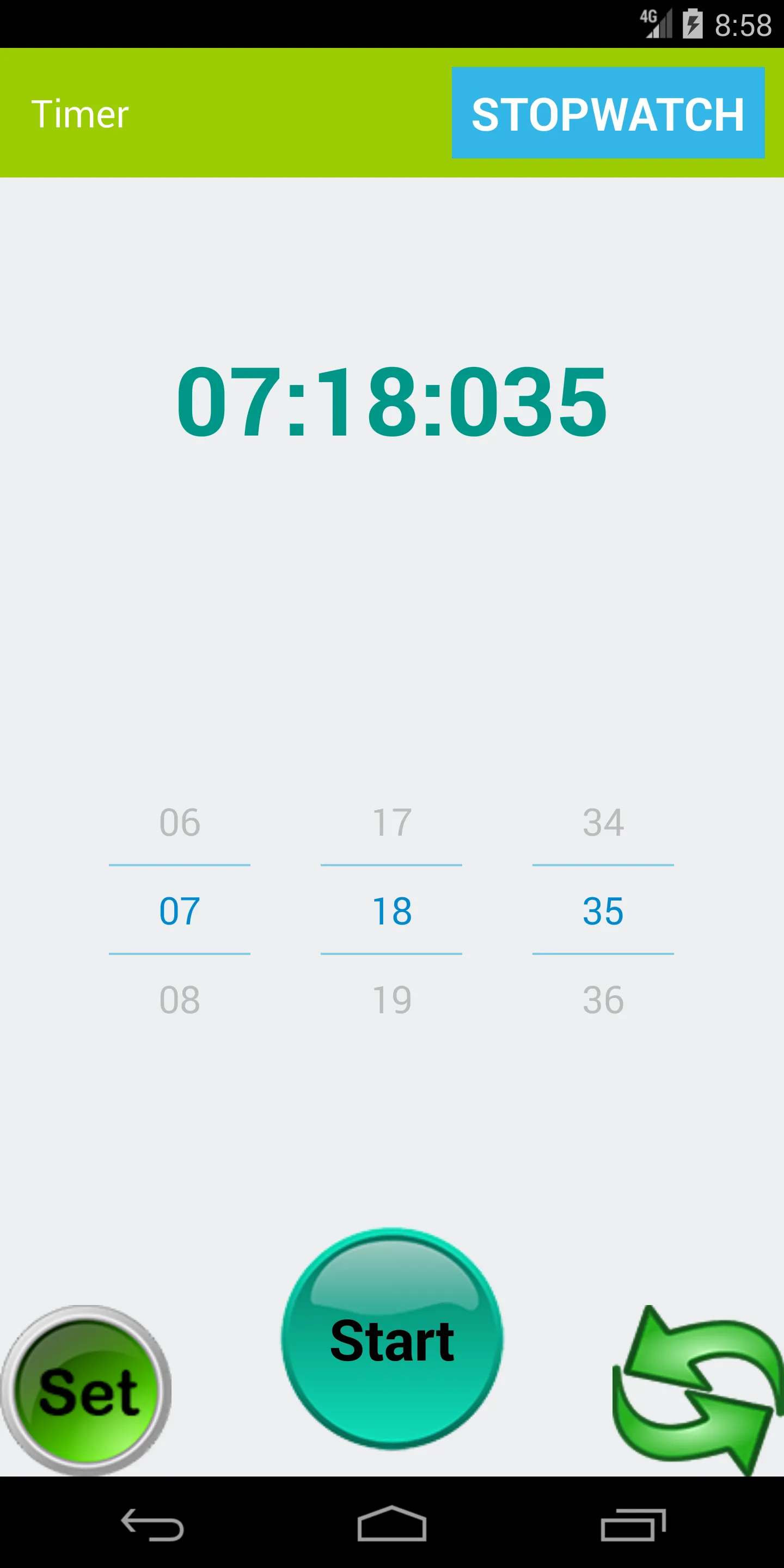 Easy Stopwatch and Countdown T | Indus Appstore | Screenshot