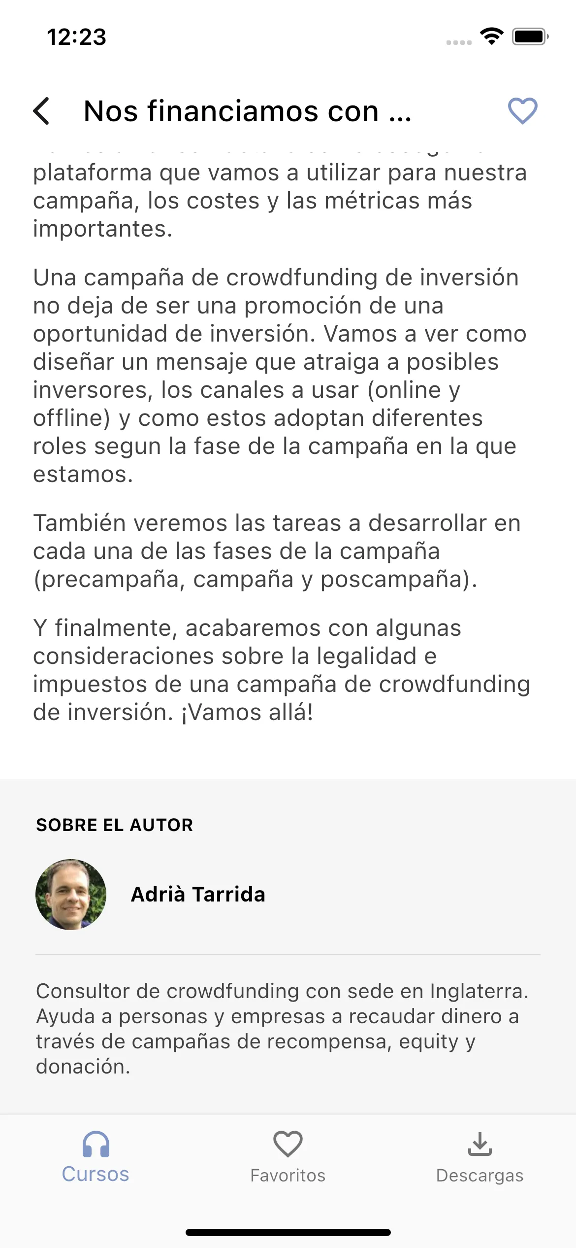 AudioCursos | Indus Appstore | Screenshot