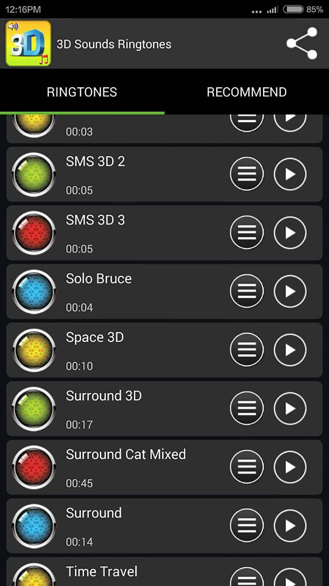 3D Sounds Ringtones | Indus Appstore | Screenshot