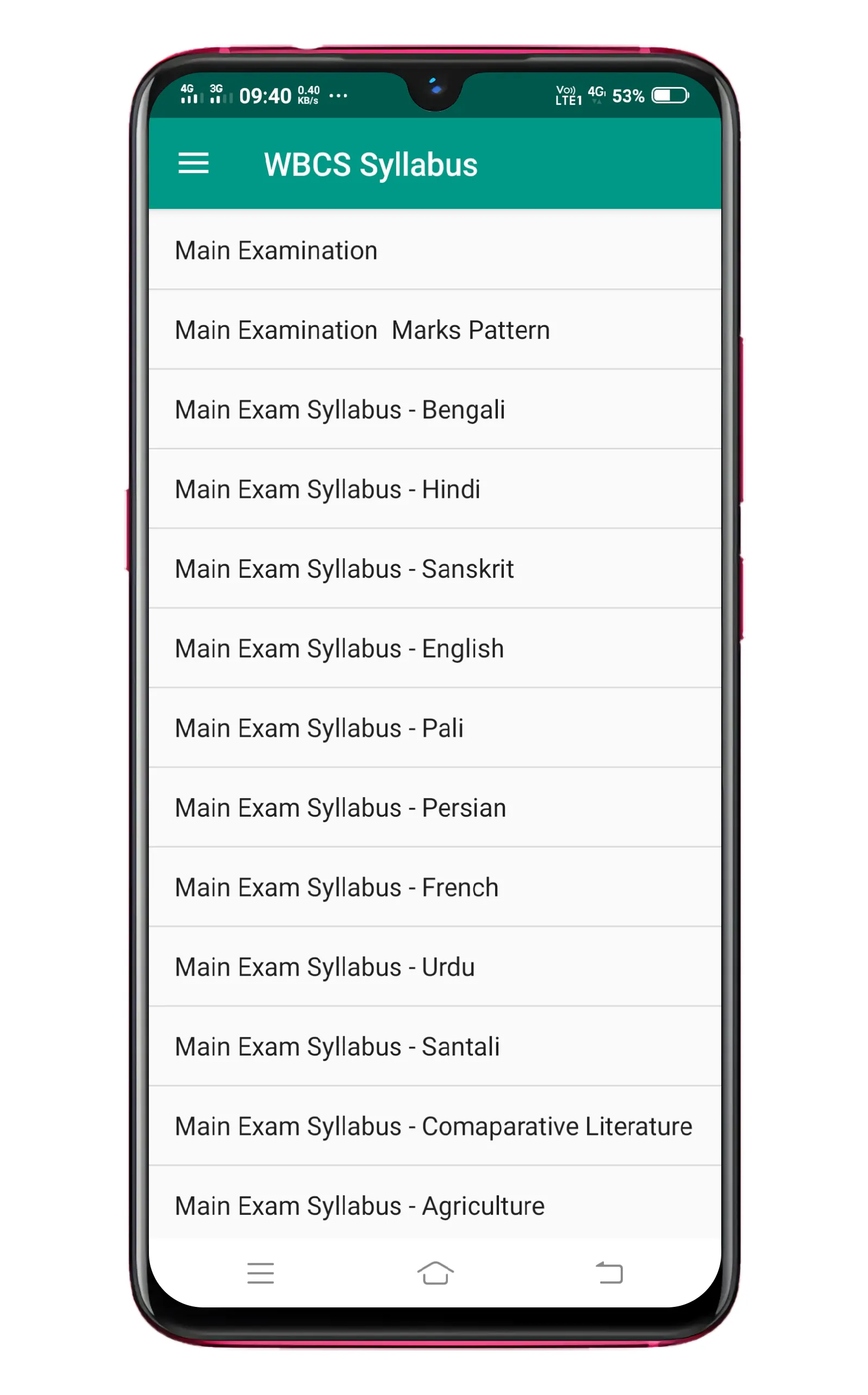 WBCS Syllabus 2022 | Indus Appstore | Screenshot