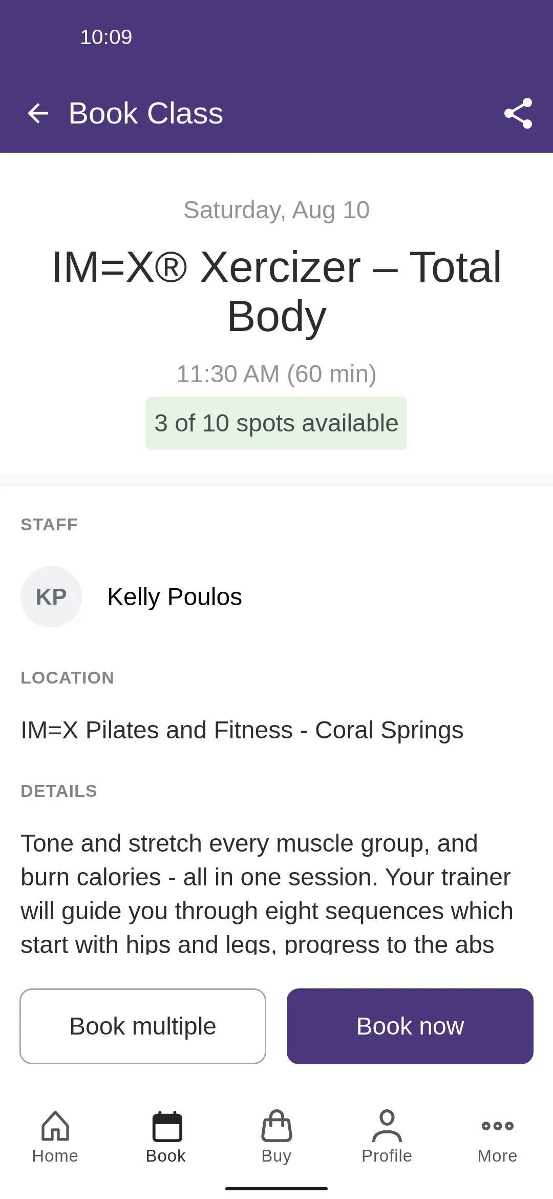 IMX Pilates | Indus Appstore | Screenshot