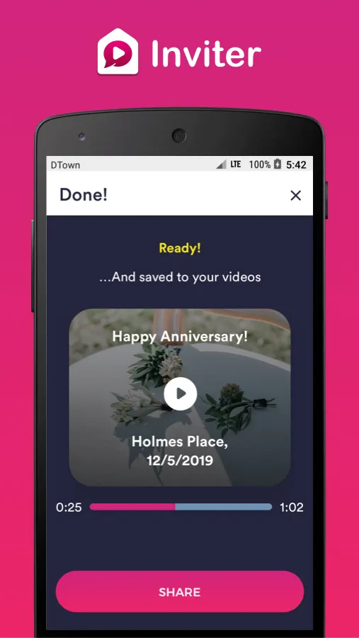 Video Invitations by Inviter | Indus Appstore | Screenshot