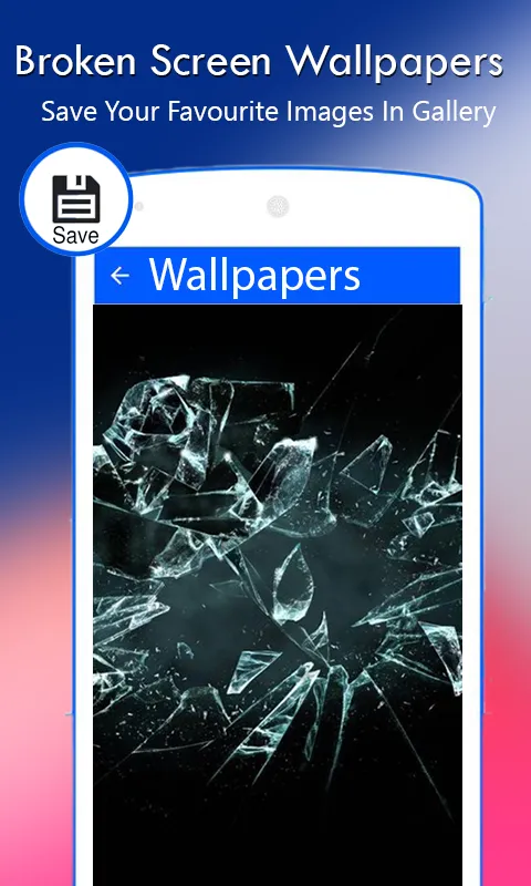 Broken Screen Wallpapers HD | Indus Appstore | Screenshot