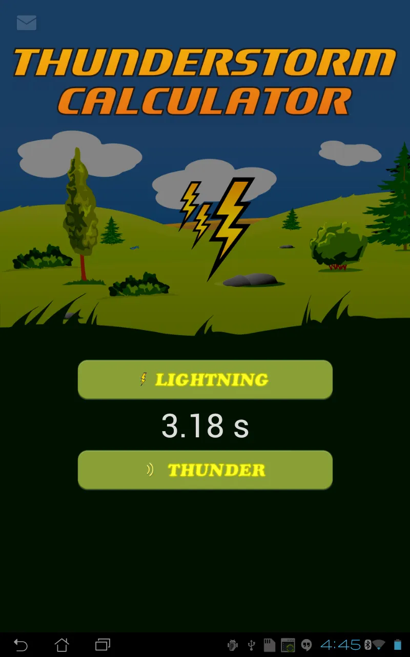 Thunderstorm calculator | Indus Appstore | Screenshot