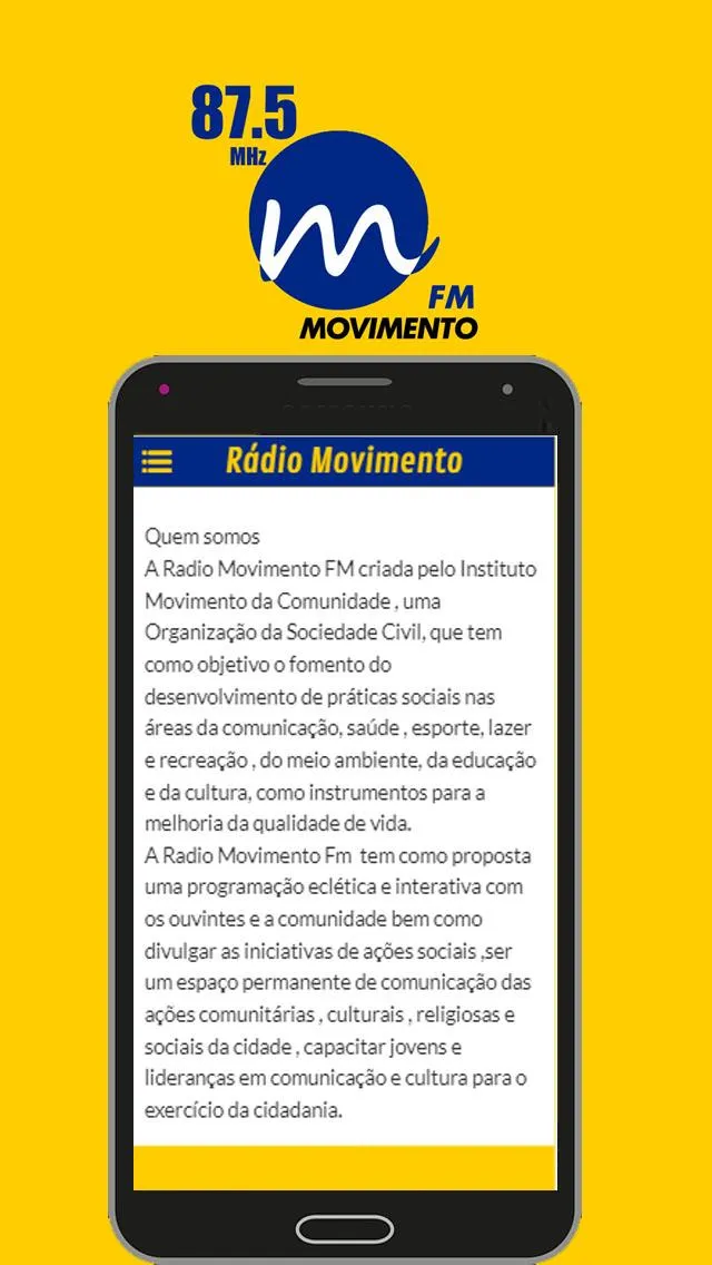 Rádio Movimento Mairiporã | Indus Appstore | Screenshot