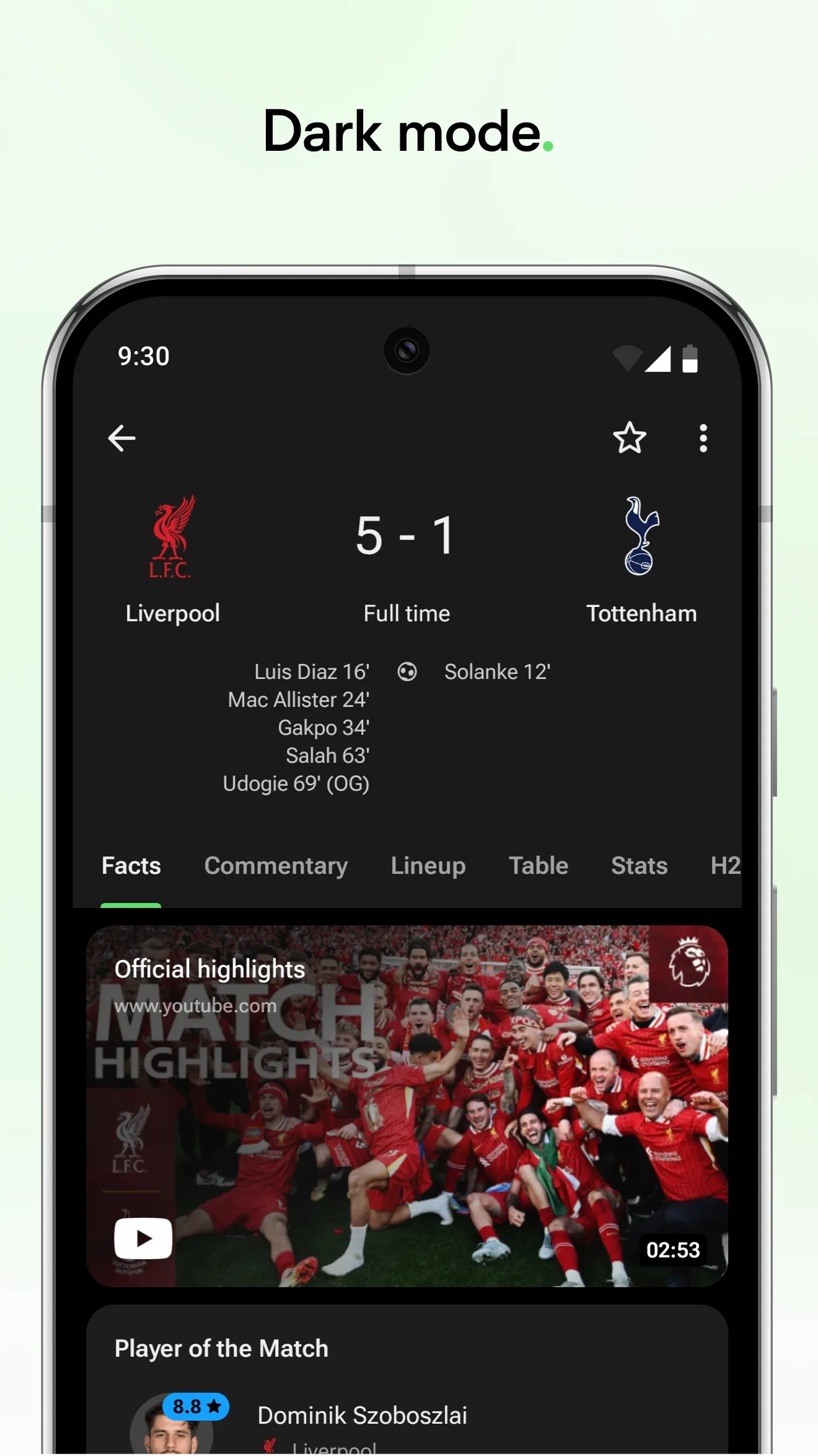 FotMob - Soccer Live Scores | Indus Appstore | Screenshot