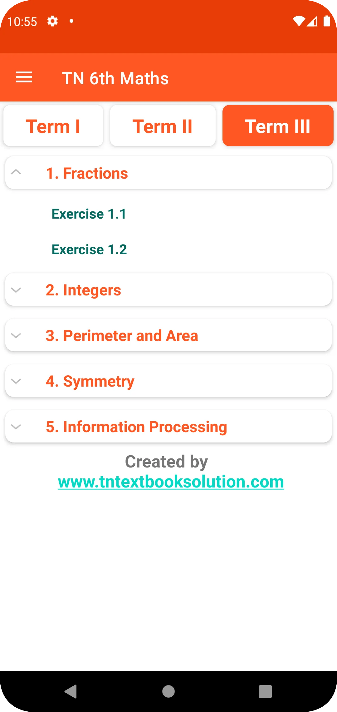 TN 6th Maths Guide | Indus Appstore | Screenshot