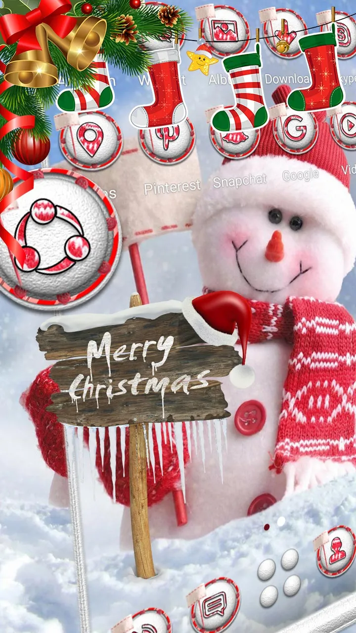 Christmas Snowman Theme | Indus Appstore | Screenshot