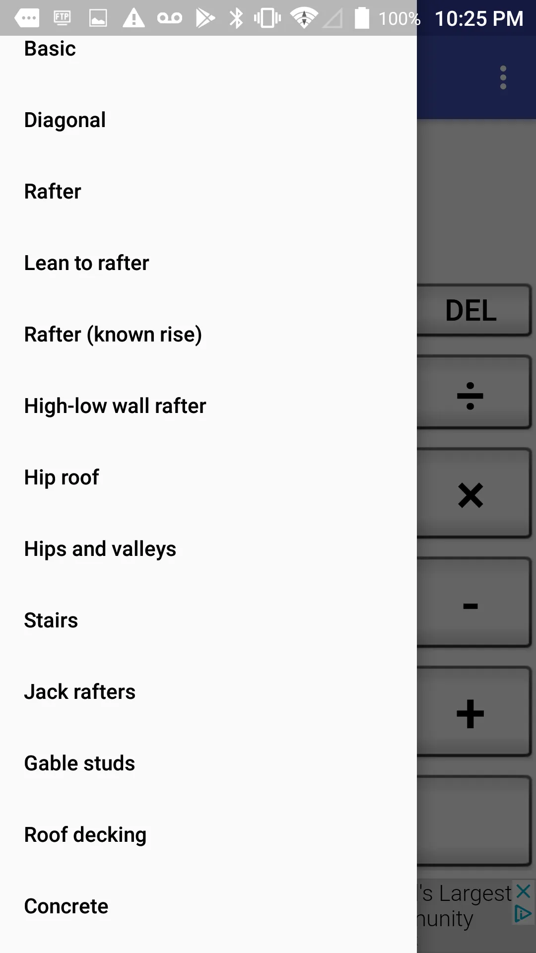 Feet and inch construction cal | Indus Appstore | Screenshot