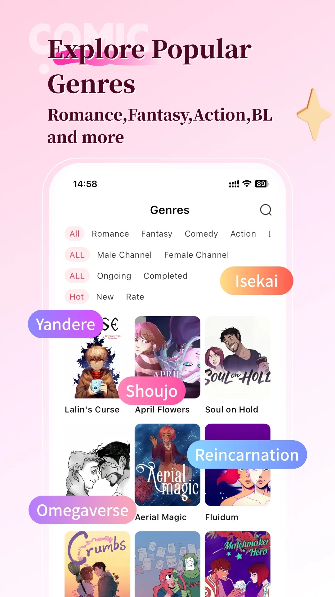 QToon - Webtoon & Manga | Indus Appstore | Screenshot