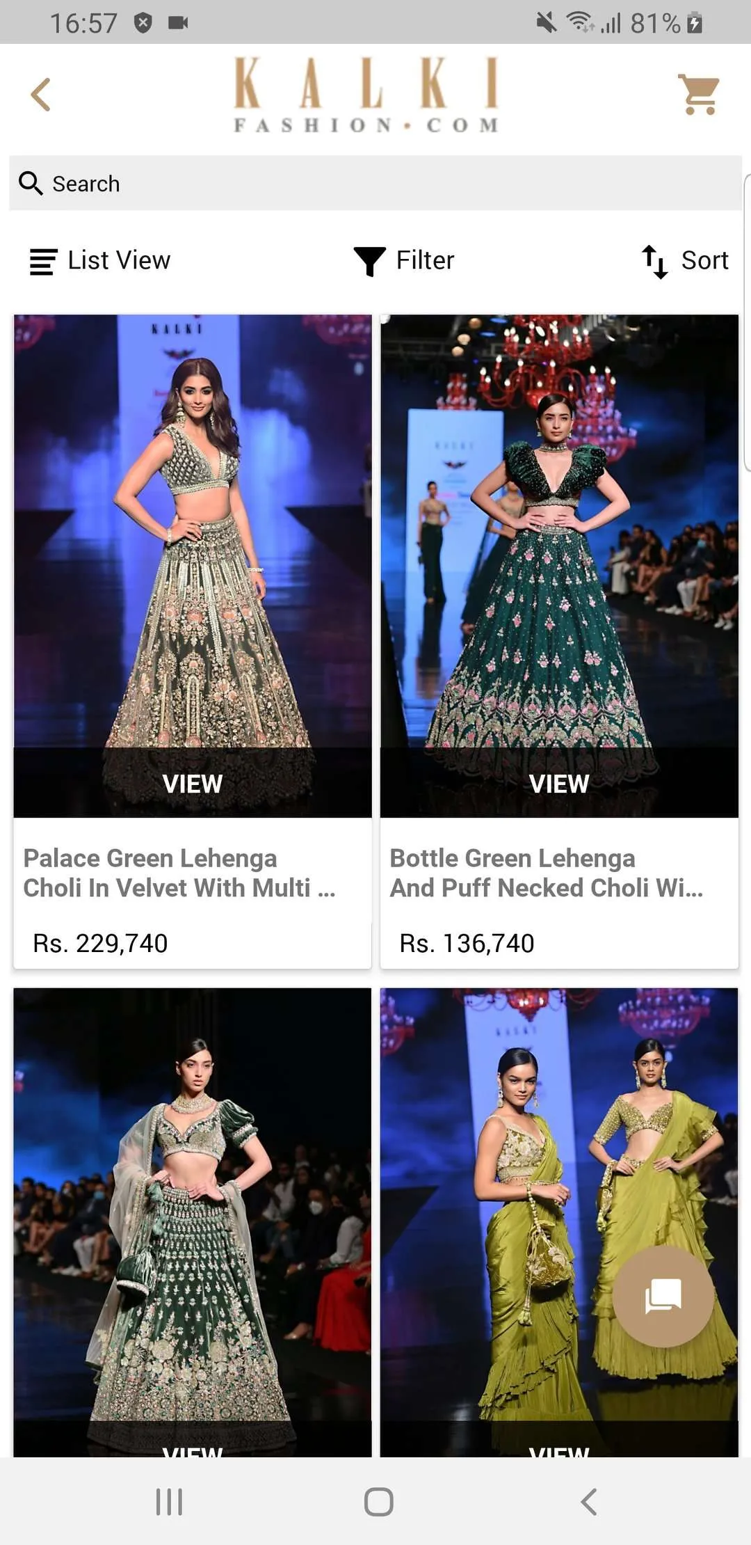 KalkiFashion: Online Shopping | Indus Appstore | Screenshot