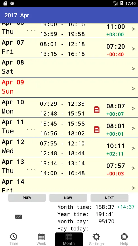 TimeAssist Lite | Indus Appstore | Screenshot