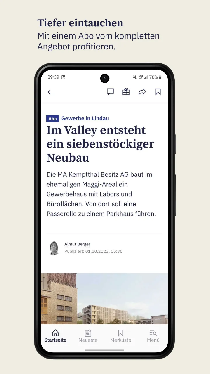 Der Landbote - Nachrichten | Indus Appstore | Screenshot