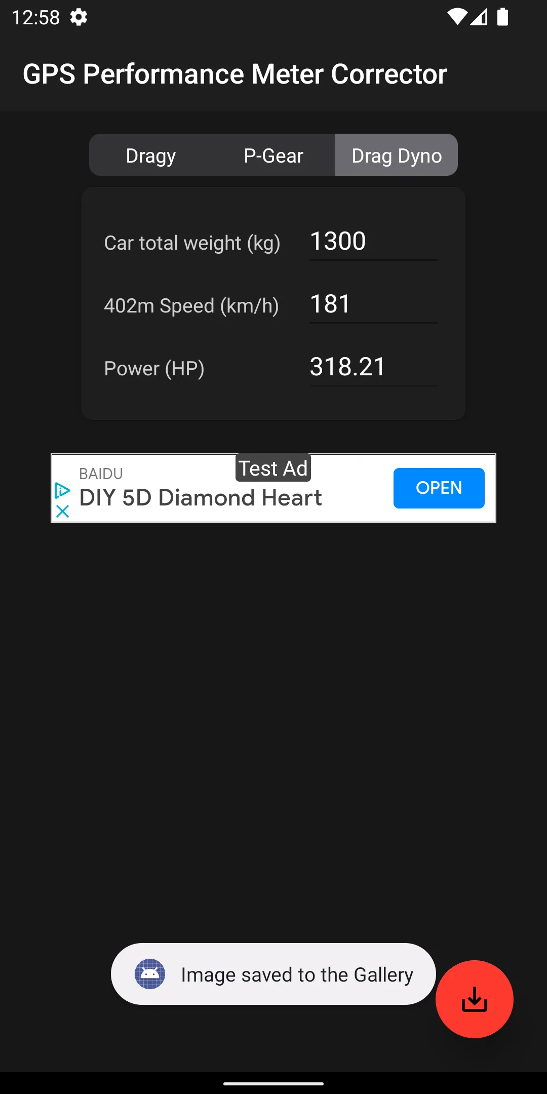 GPS PerformanceMeter Corrector | Indus Appstore | Screenshot