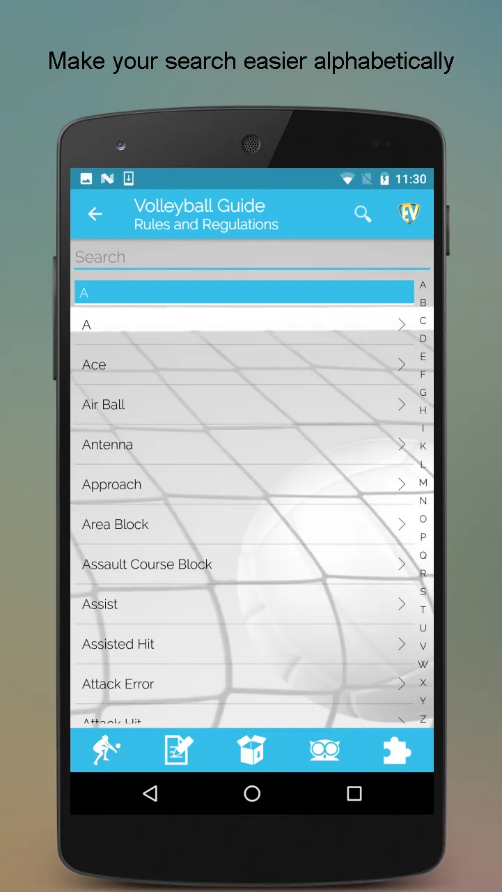 Volleyball Dictionary | Indus Appstore | Screenshot