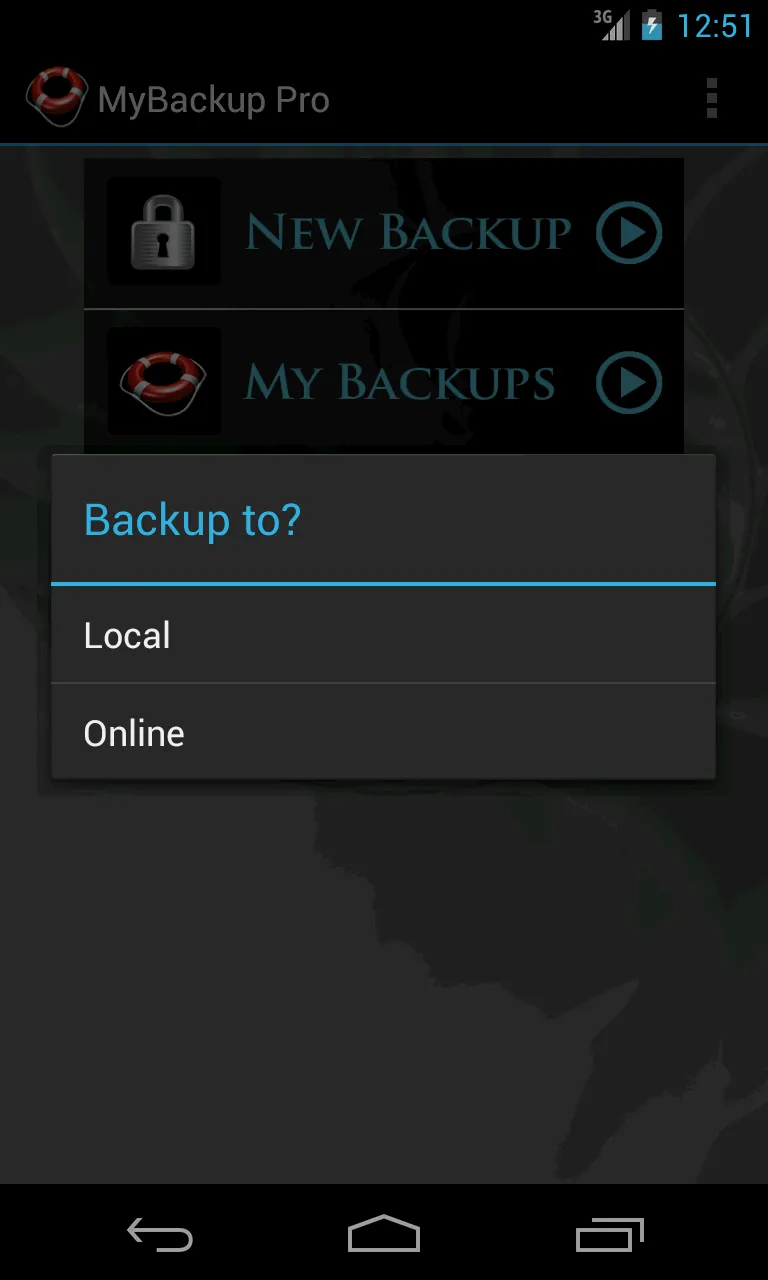 My Backup | Indus Appstore | Screenshot