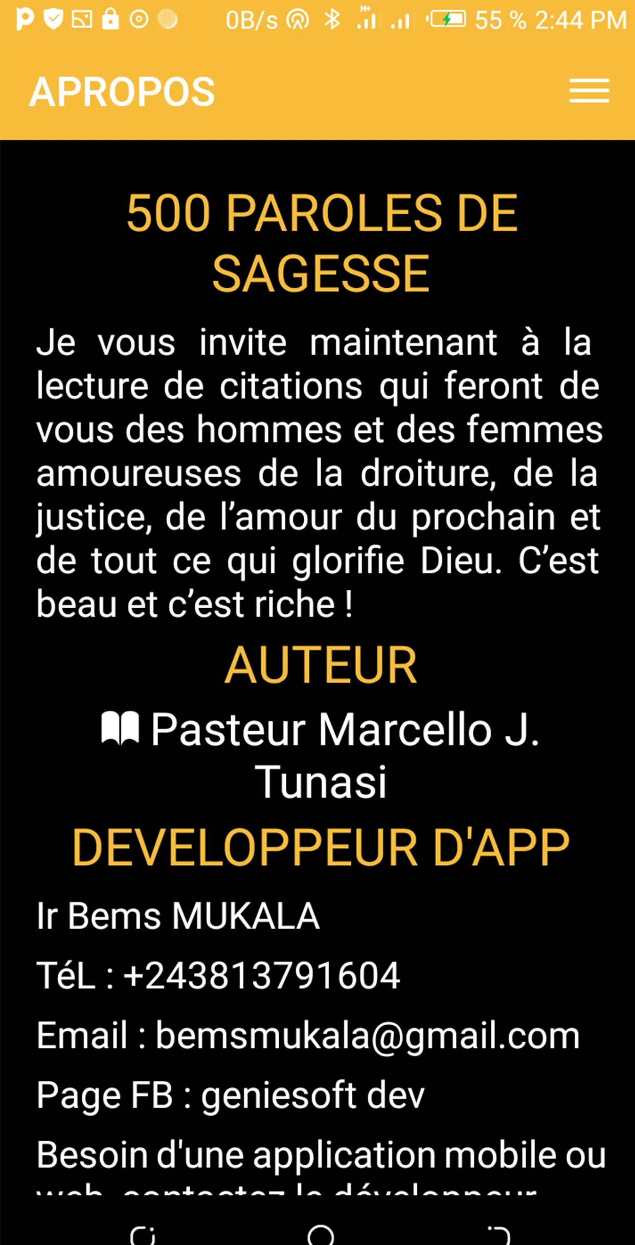 MJT500PS - Parole de sagesse | Indus Appstore | Screenshot