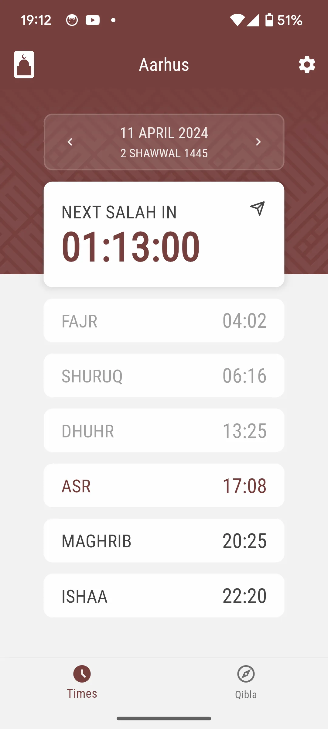 Time for Salah | Indus Appstore | Screenshot