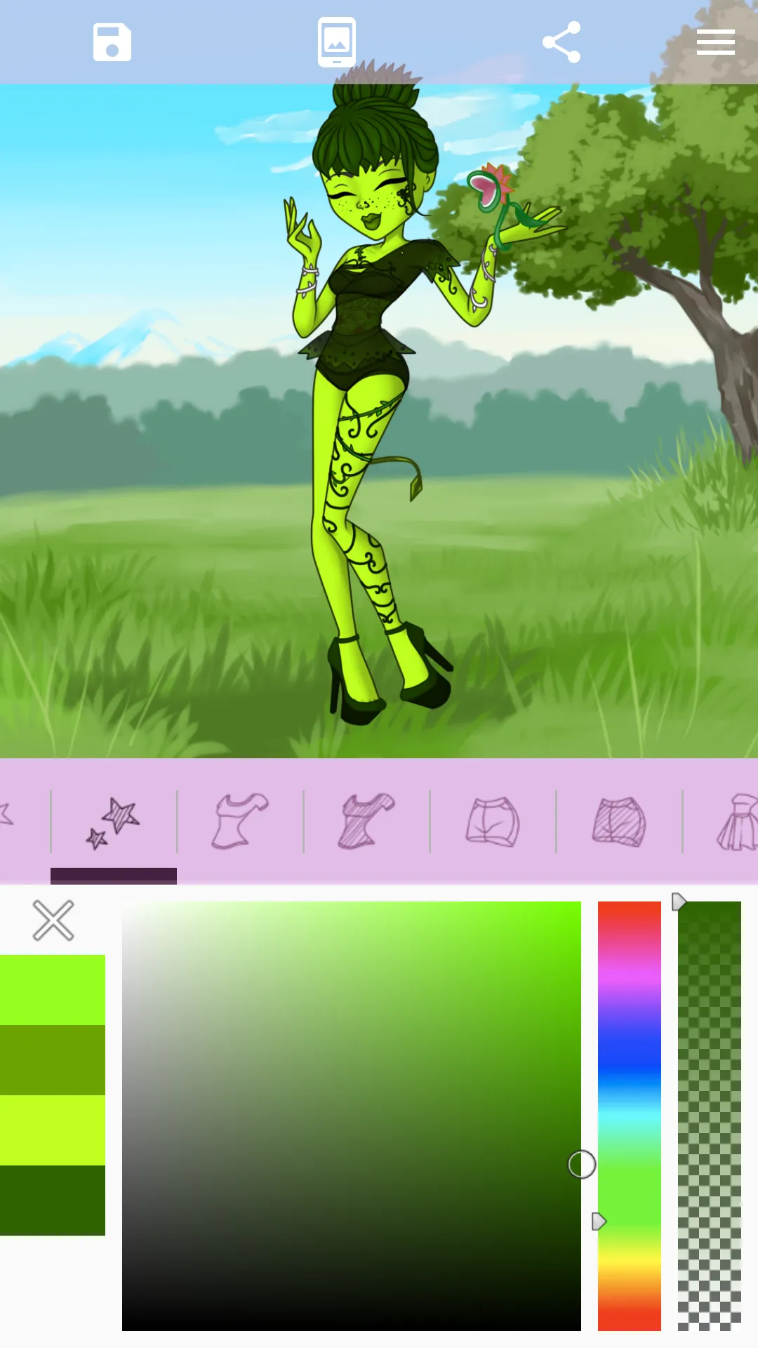 Avatar Maker: Monster Girls | Indus Appstore | Screenshot